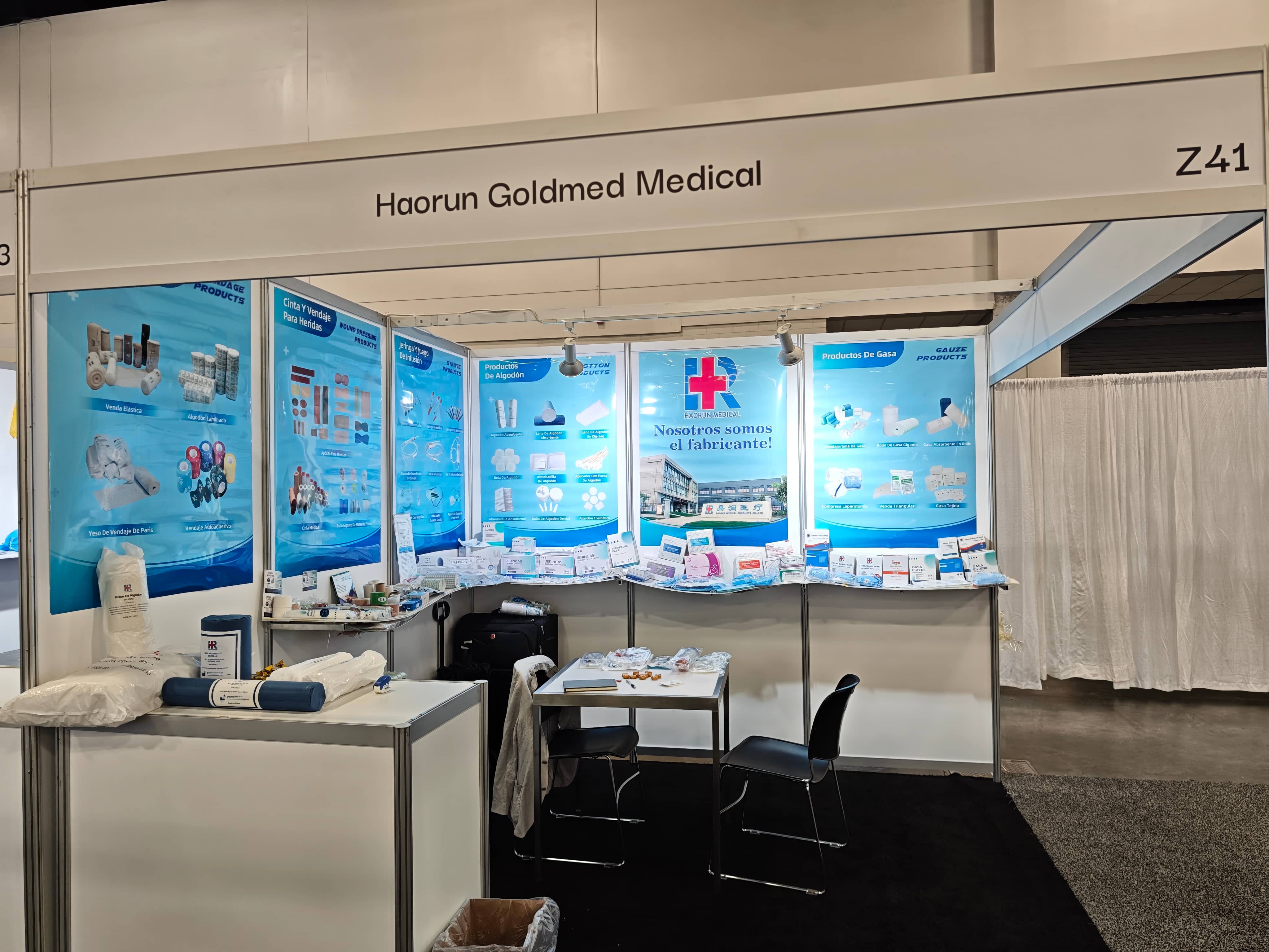 Haorun Med esperando você na WHX Miami-Fime