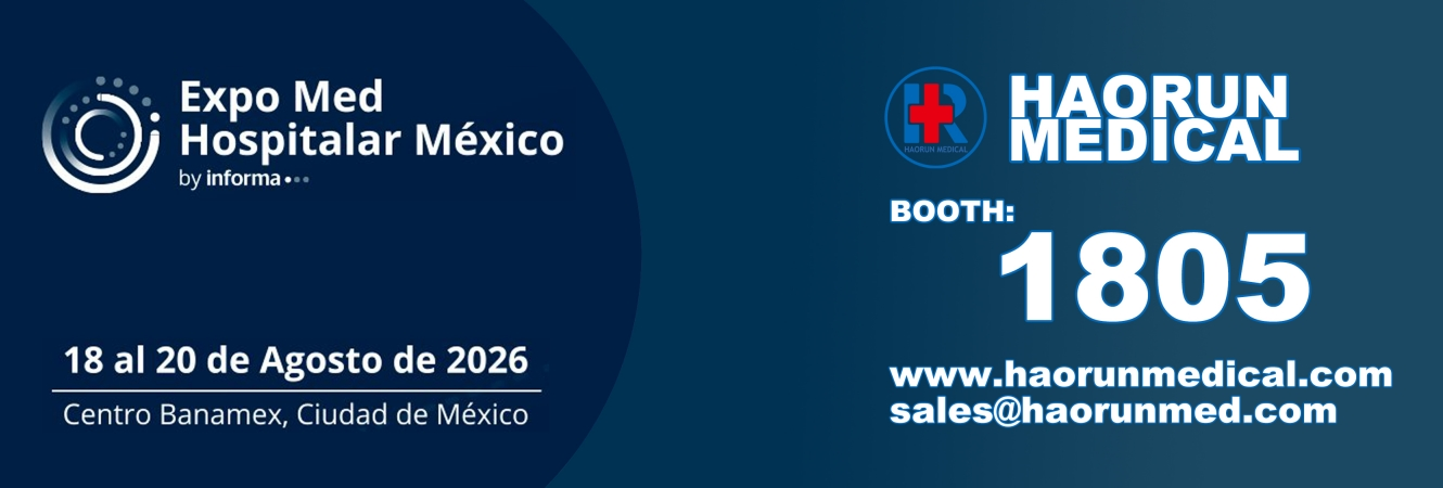 Haorun Medical, uma empresa profissional na área de consumo médico, participará da Expo Med | Hospitalar México.